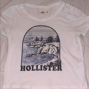 Hollister Shirt with ocean and mountains